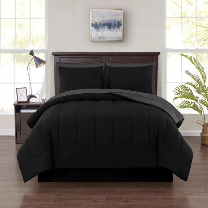 Black bed sheets